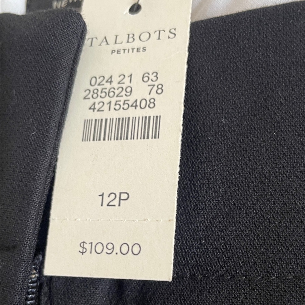 Talbots Black Petite Trousers - Picture 2 of 6